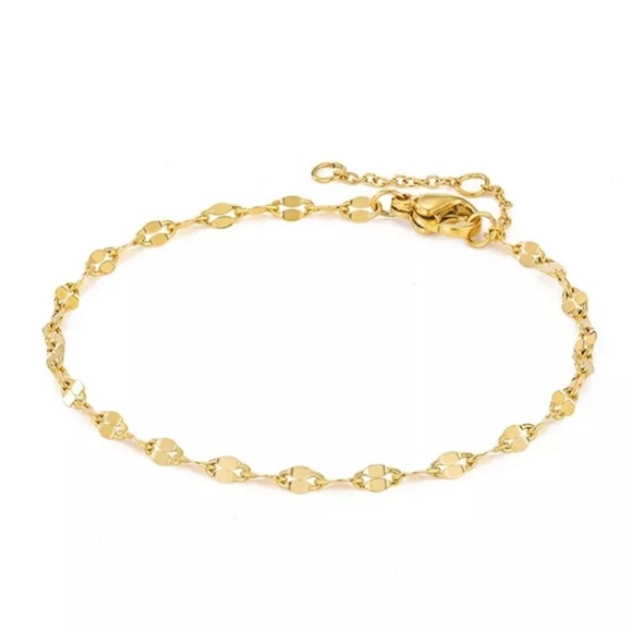 - Beautiful Gold Ankle Bracelet - Picture 1 of 5